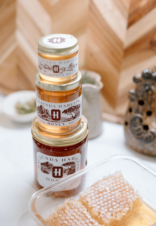Honey - Medium Luxury Glass Jar (14 oz)